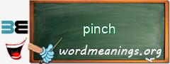 WordMeaning blackboard for pinch